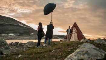 Wyjątkowa sesja ślubna na norweskich fiordach
