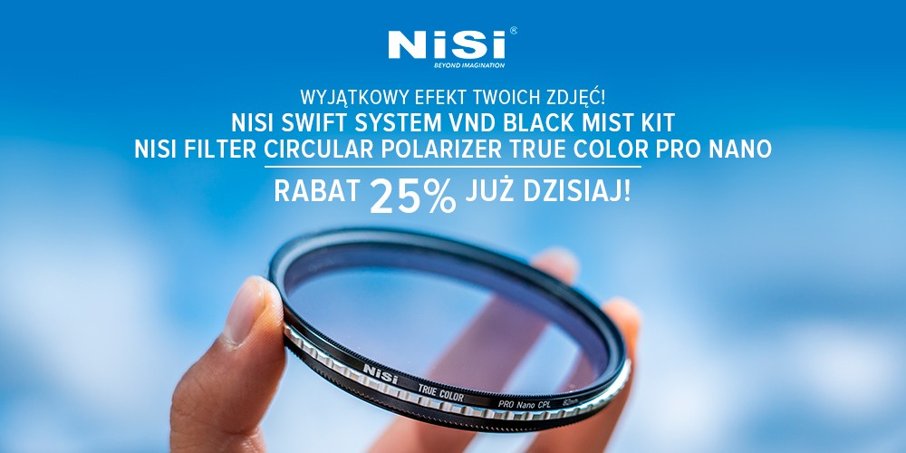 NISI | Wyjątkowy efekt twoich zdjęć! Rabat 25%!