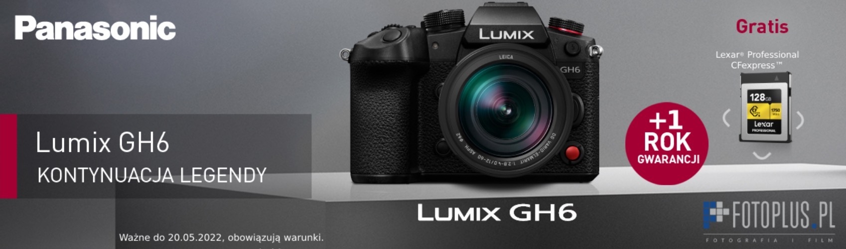 Już teraz Lumix GH6 dostępny od ręki w Foto-Plusie