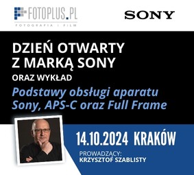 SONY | Wykład: Podstaw obsługi aparatu Sony, APS-C oraz Full Frame 14.10.2024