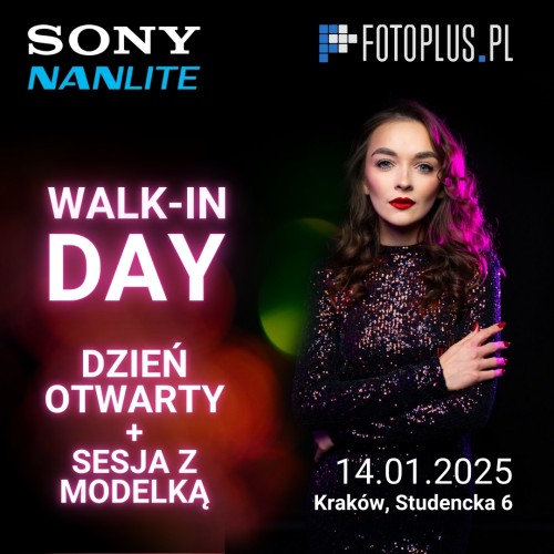 Walk-in day z marką SONY + Sesja z modelką