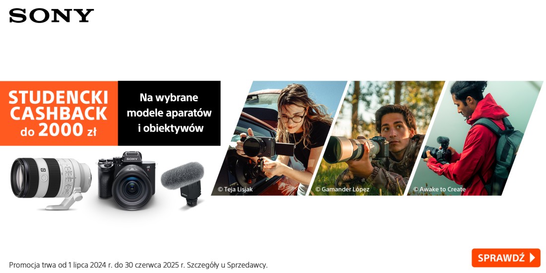 SONY | Studencki Rabat CASHBACK