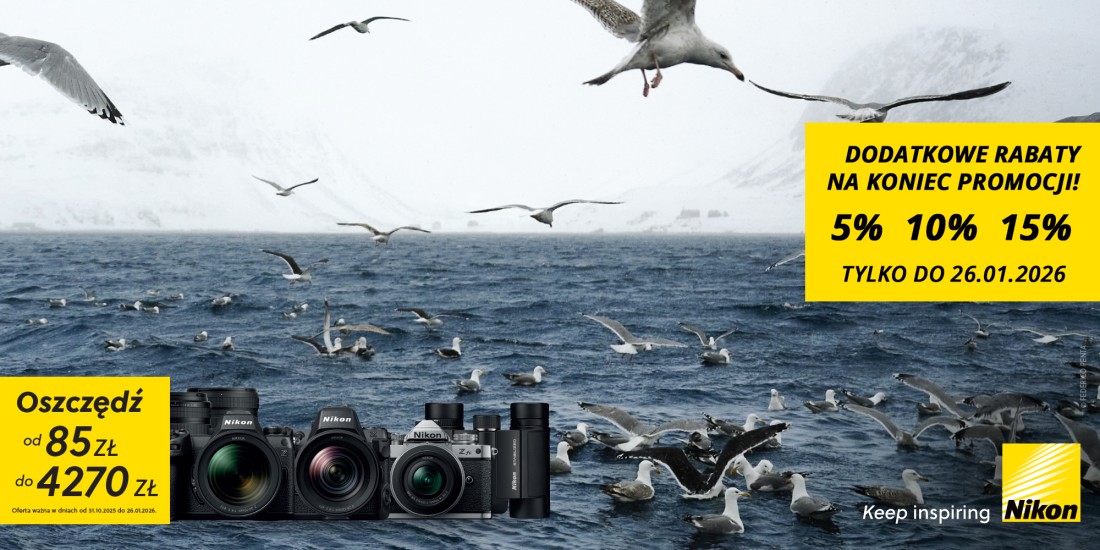 NIKON Kod rabatowy na koniec promocji!