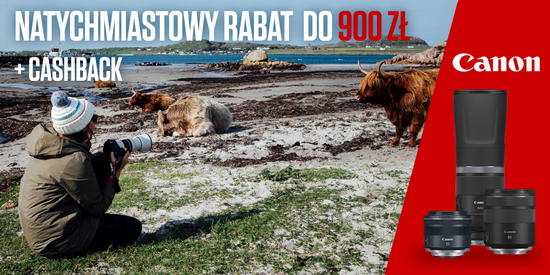 Canon - Obiektywy z natychmiastowym rabatem
