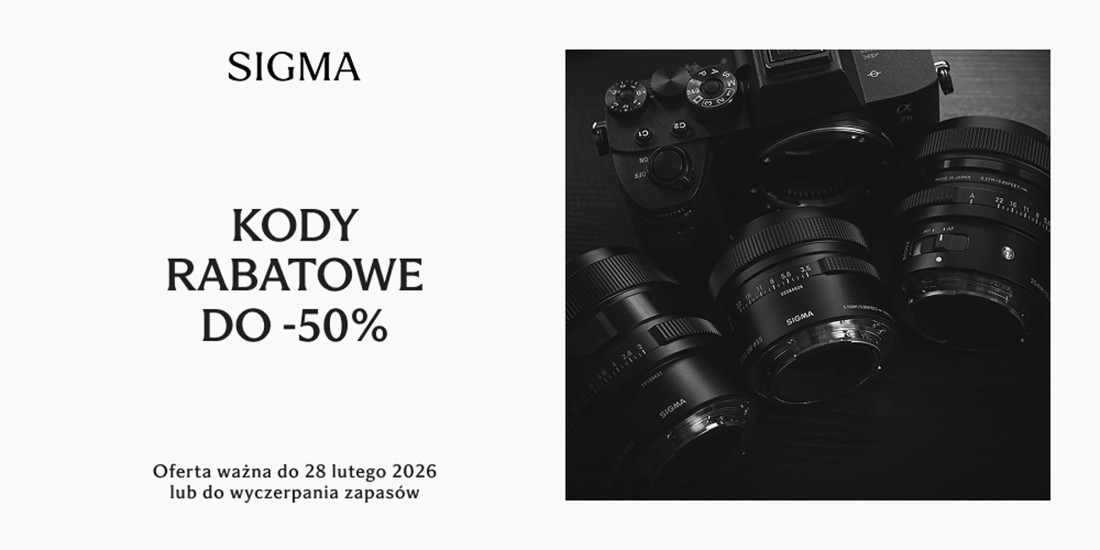 Zimowa wyprzedaż Sigma: kody rabatowe do 50%