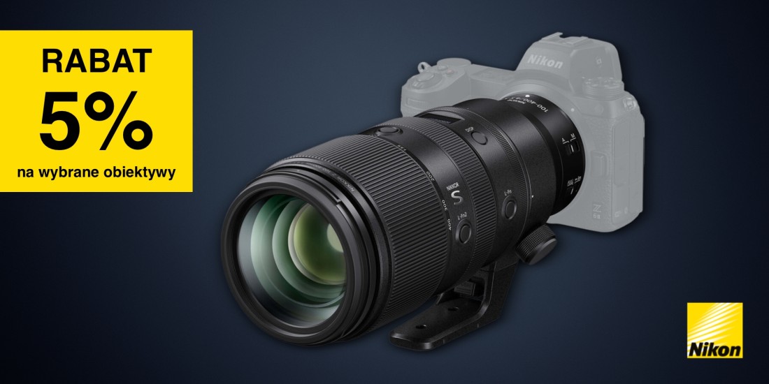 NIKON | 5% procent rabatu na wybrane obiektywy NIKKOR Z