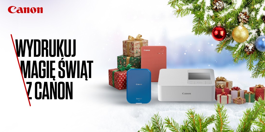 Wydrukuj magię Świąt z Canonem!