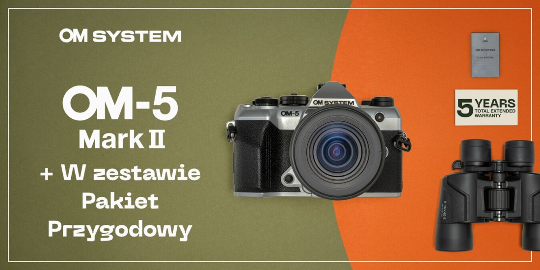 Nowość OM System: OM-5 Mark II w promocji z akcesoriami