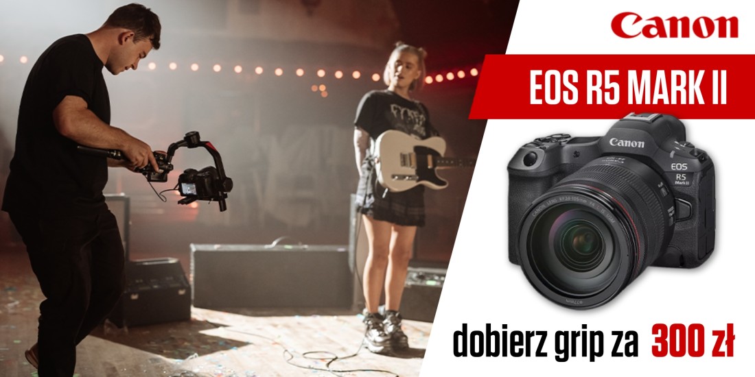 Canon EOS R5 mark II: dobierz grip CF-R20EP za 300zł