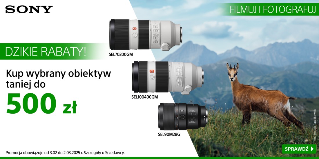 Sony | Promocja na obiektywy Wildlife Lens