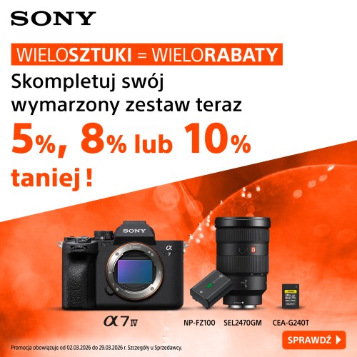 Sony wielosztuki – wielorabaty!