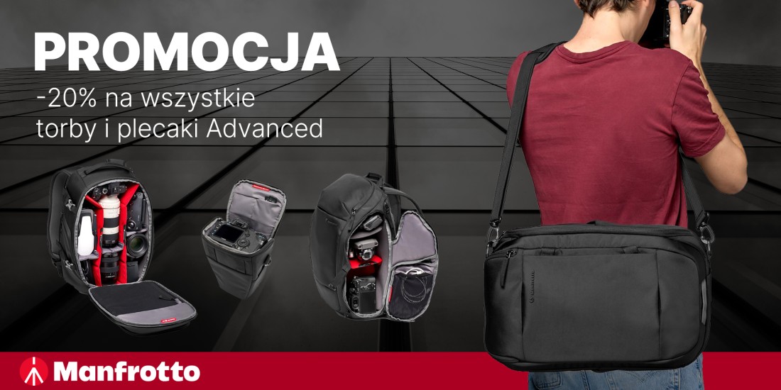 Promocja na torby i plecaki Manfrotto Advanced III - taniej o 20%!