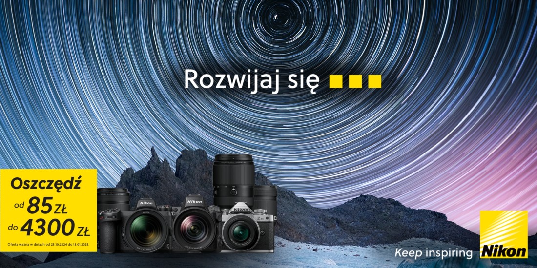 NIKON | Zyskaj natychmiastowy rabat ZIMA!