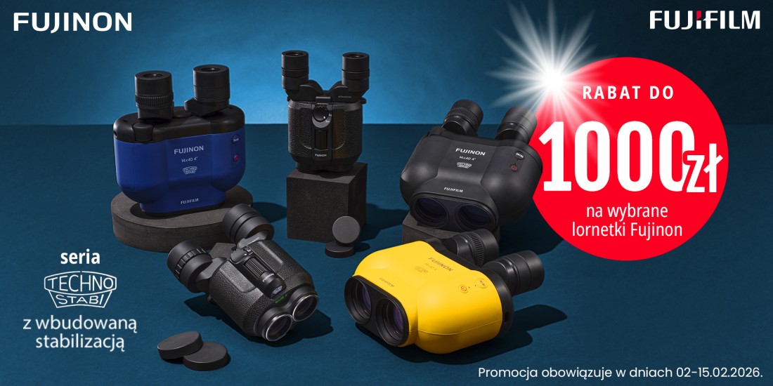 Promocja Fujifilm | Lornetki Fujinon z serii TECHNOSTABI z rabatem do 1000zł