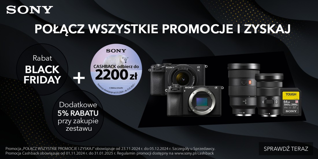 SONY | Kup conajmniej dwa wybrane produkty Sony i odbierz rabat