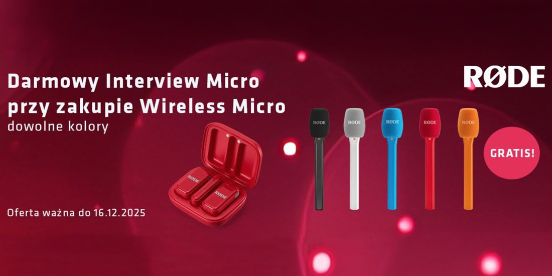 Rode | Darmowy Interview Micro przy zakupie Wireless Micro