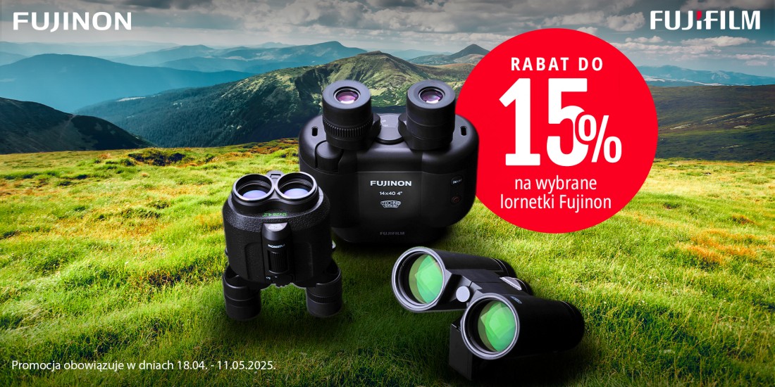 Promocja Fujinon: wybrane lornetki z rabatem 15%
