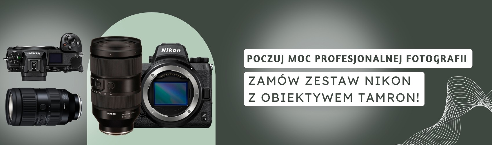 Zdobądź zestaw aparat marki Nikon z obiektywem marki Tamron TANIEJ!