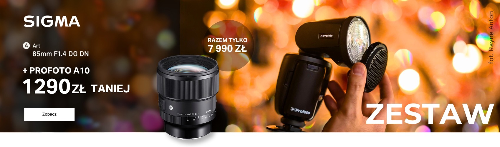 SIGMA | Zdobądź zestaw SIGMA 85|1.4 DG DN i Profoto A10  w okazyjnej cenie!