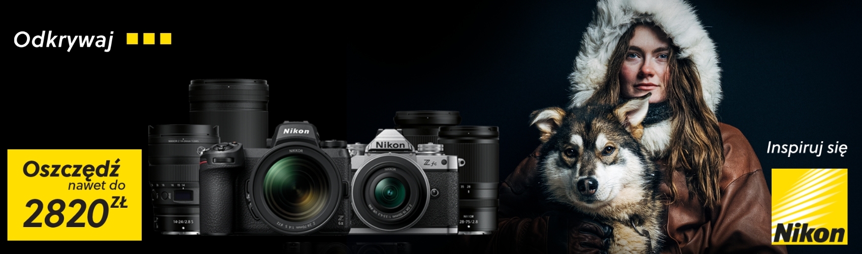 Nadszedł czas oszczędności! Teraz z Nikonem możesz ulepszyć swój sprzęt, kupując w super atrakcyjnej cenie! Sprawdź tutaj: