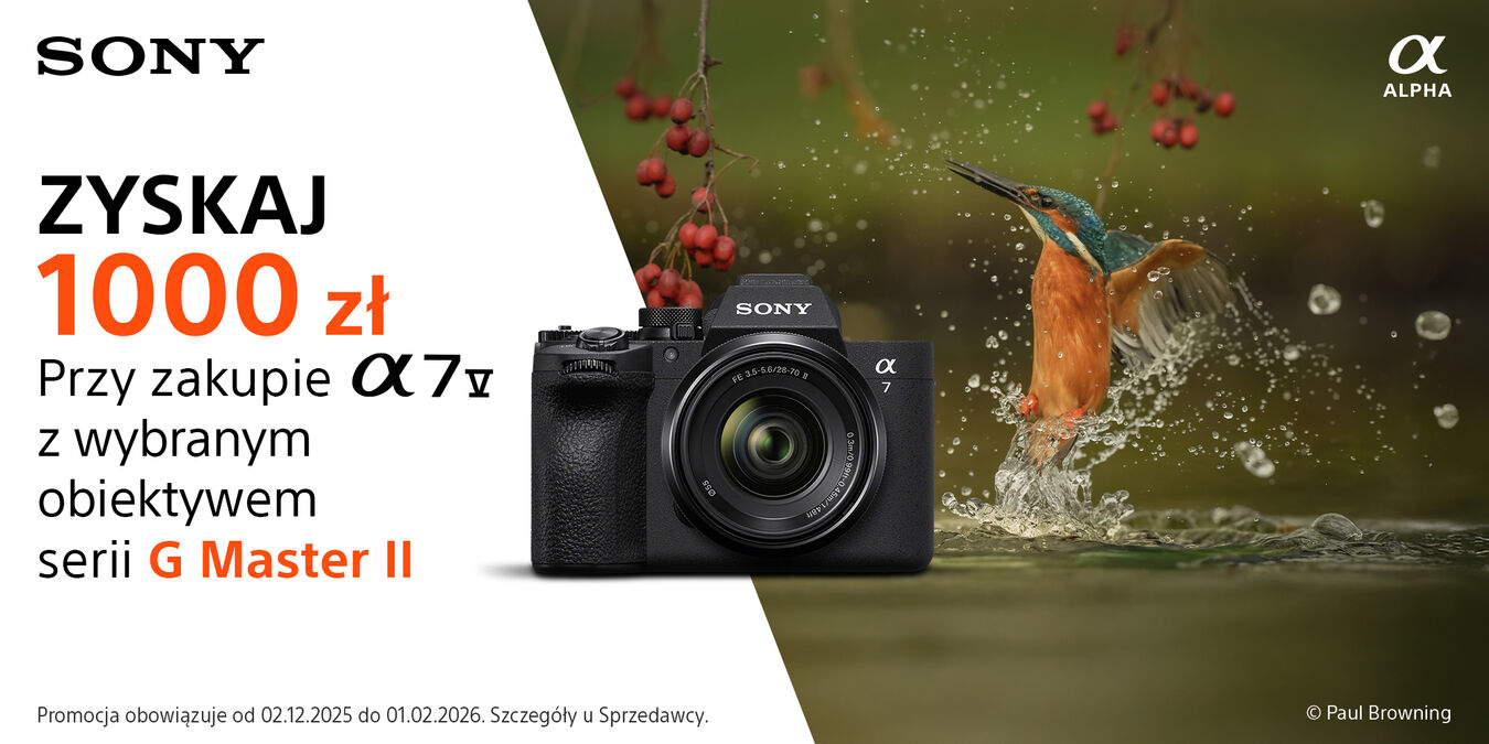 Sony A7V z obiektywem 1000 zł taniej