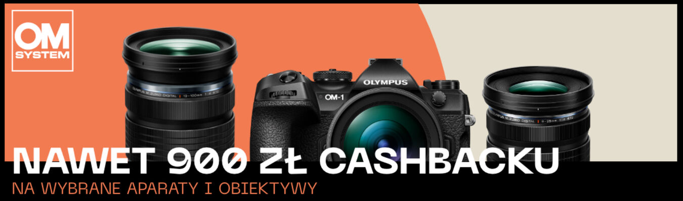 OM System| Cashback do 900 zł na wybrane apraty i obiektywy