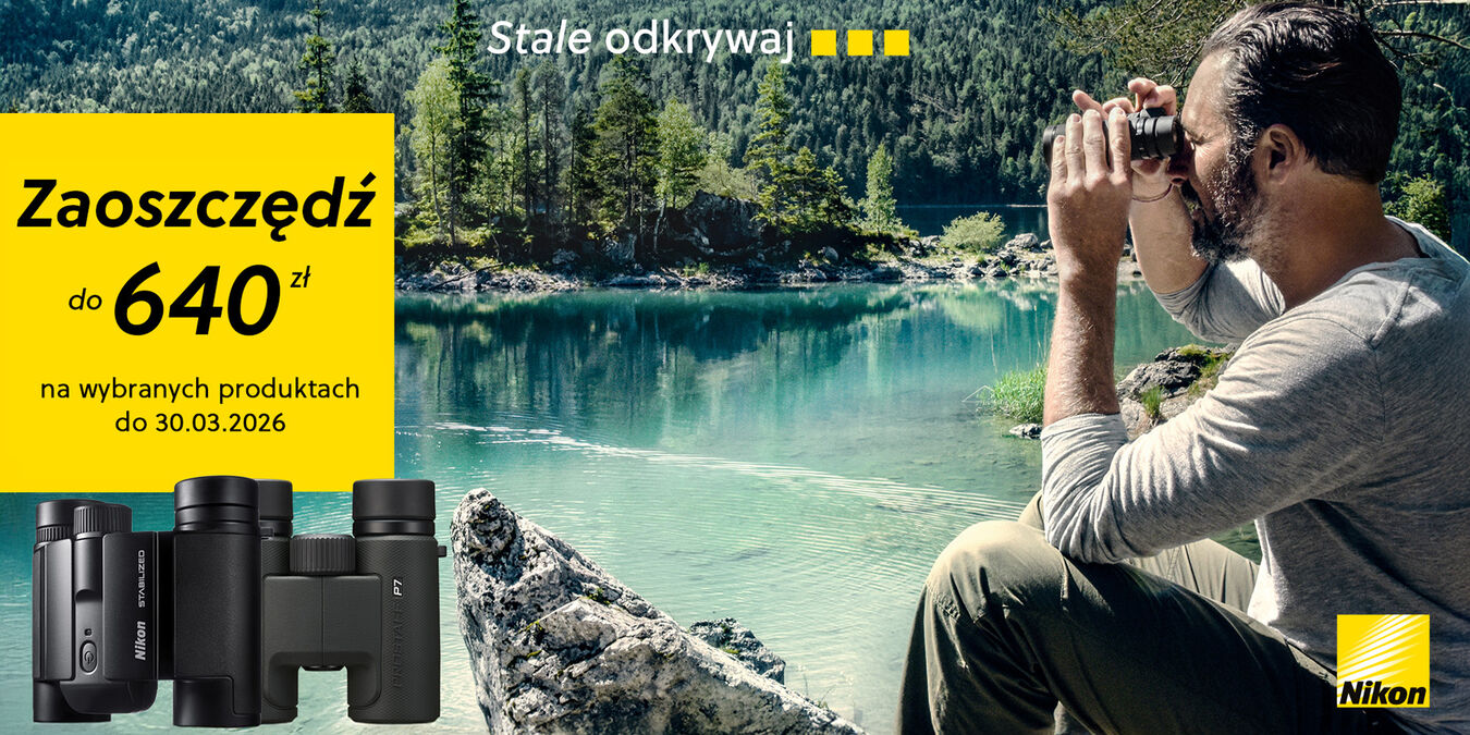 Wiosenna promocja Nikon: wybrane lornetki z rabatem do 640 zł!