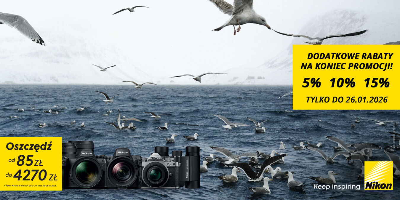 NIKON Kod rabatowy na koniec promocji!