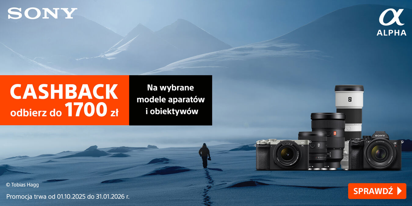 Zimowy cashback Sony: odbierz do 1700zł