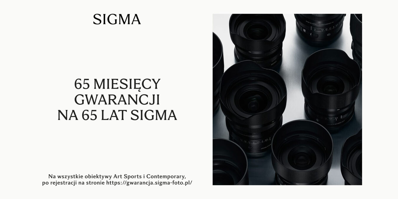 65 miesięcy gwarancji na 65 lat Sigma
