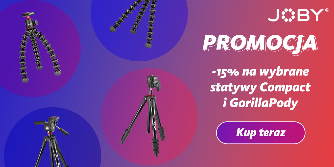 Promocja Joby: statywy GorillaPod i Compact z rabatem 15%