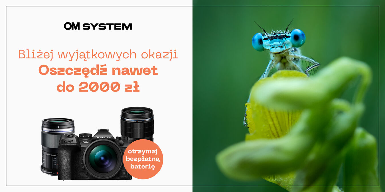OM System CLOSE-UP Cashback + bateria gratis