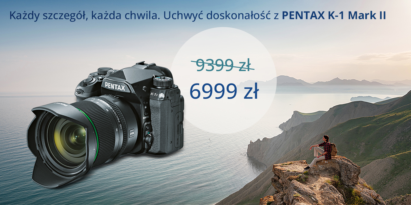 Promocja Pentax | Lustrzanka K1 Mark II z ekstra rabatem!