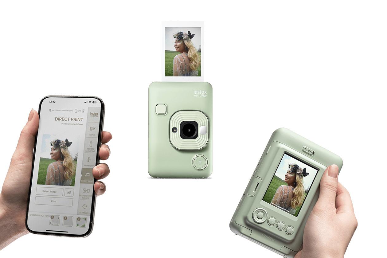 Aparat Fujifilm INSTAX LiPlay + papier INSTAX mini glossy (10 zdjęć)