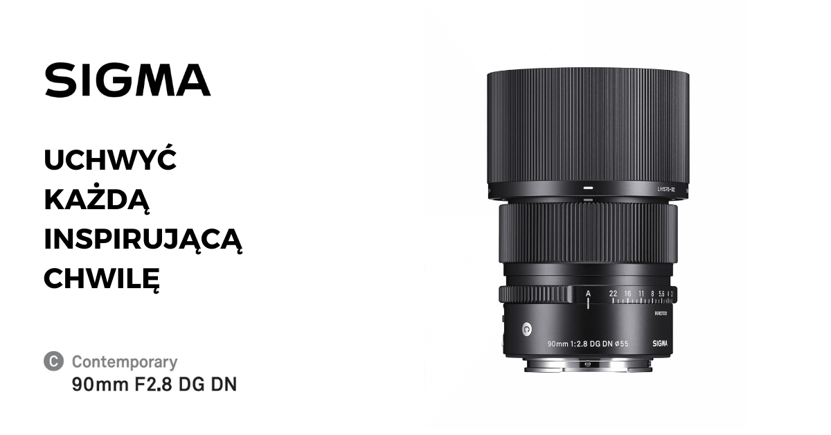 Obiektyw Sigma 90mm f/2.8 DG DN I Contemporary (Sony E) - 3 letnia gwarancja