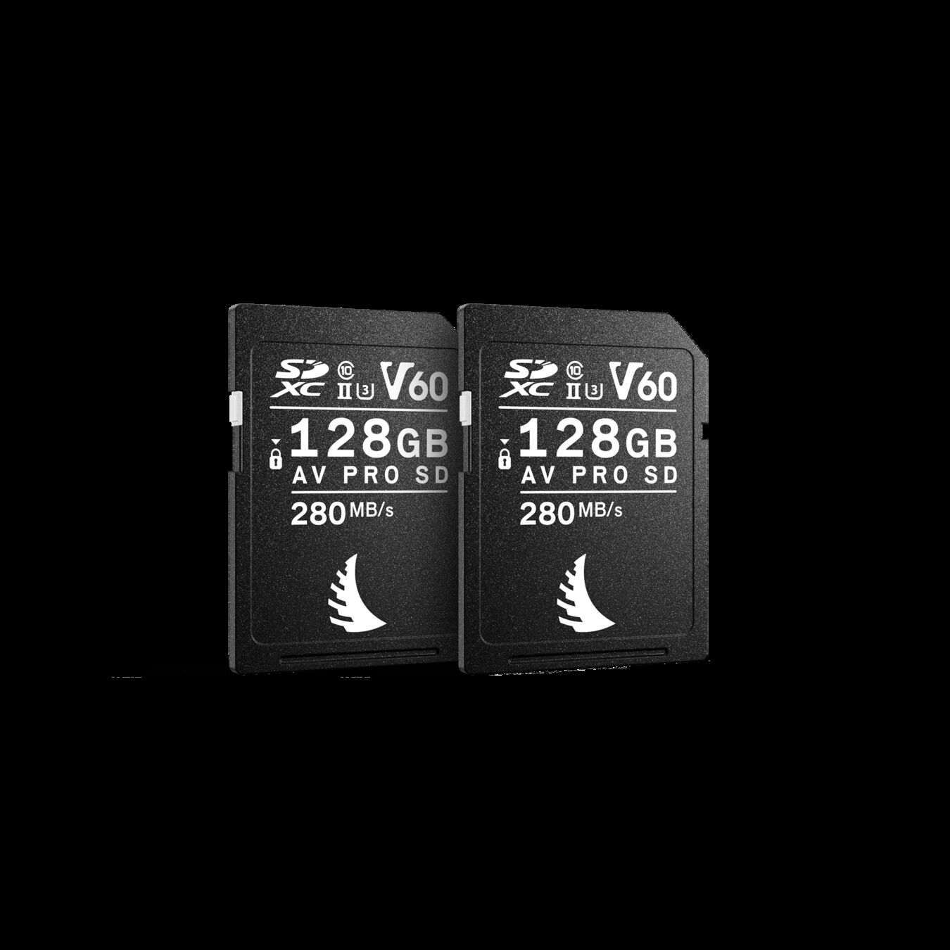 Karta pamięci Angelbird 2x SDXC 128GB AV Pro (280MB/s) V60 UHS-II U3 MatchPack