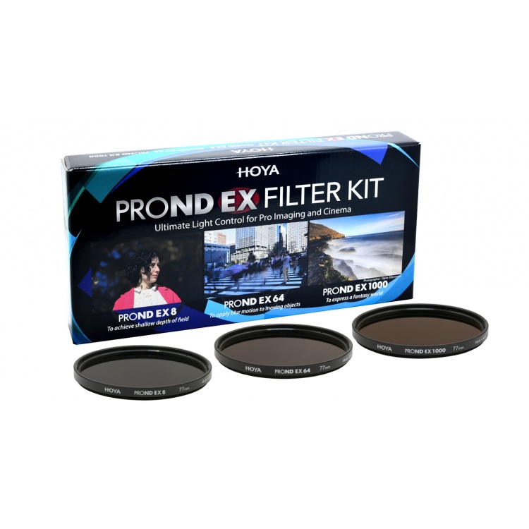 Filtr szary Hoya zestaw PROND EX ND1000/ND64/ND8