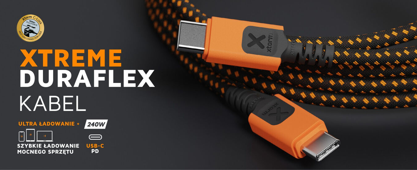 Kabel XTORM Xtreme USB-C PD Ultra 240W (1,5m)/XCXX2006