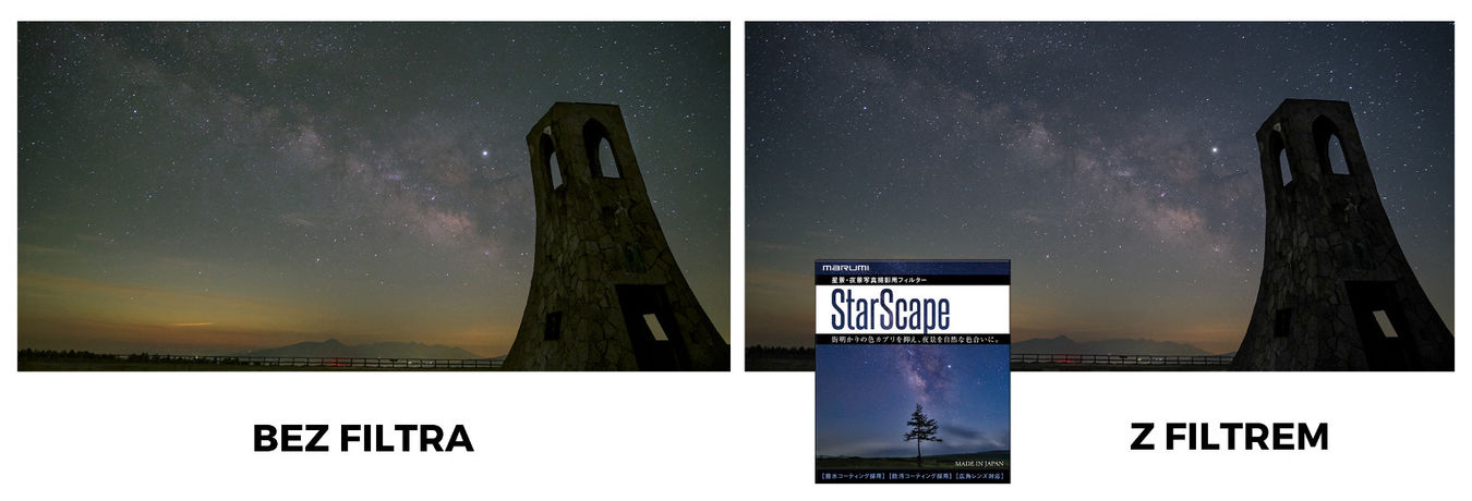 Filtr Marumi StarScape do astrofotografii