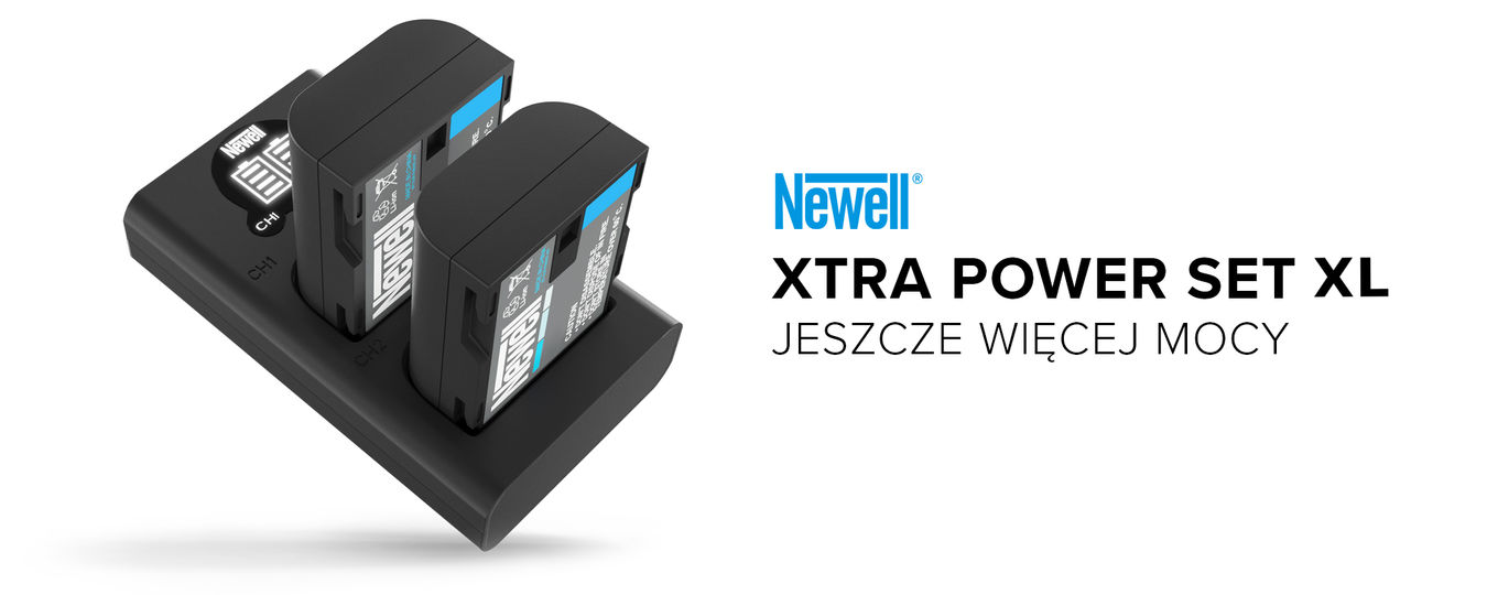 Zestaw Newell ładowarka podwójna DL-USB-C i 2 akumulatory NP-FW50 (zamiennik Sony NP-FW50)