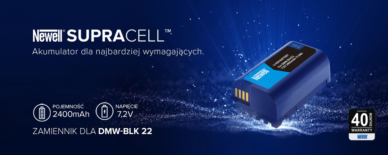 Akumulator Newell zamiennik Panasonic DMW-BLK22 SupraCell Protect