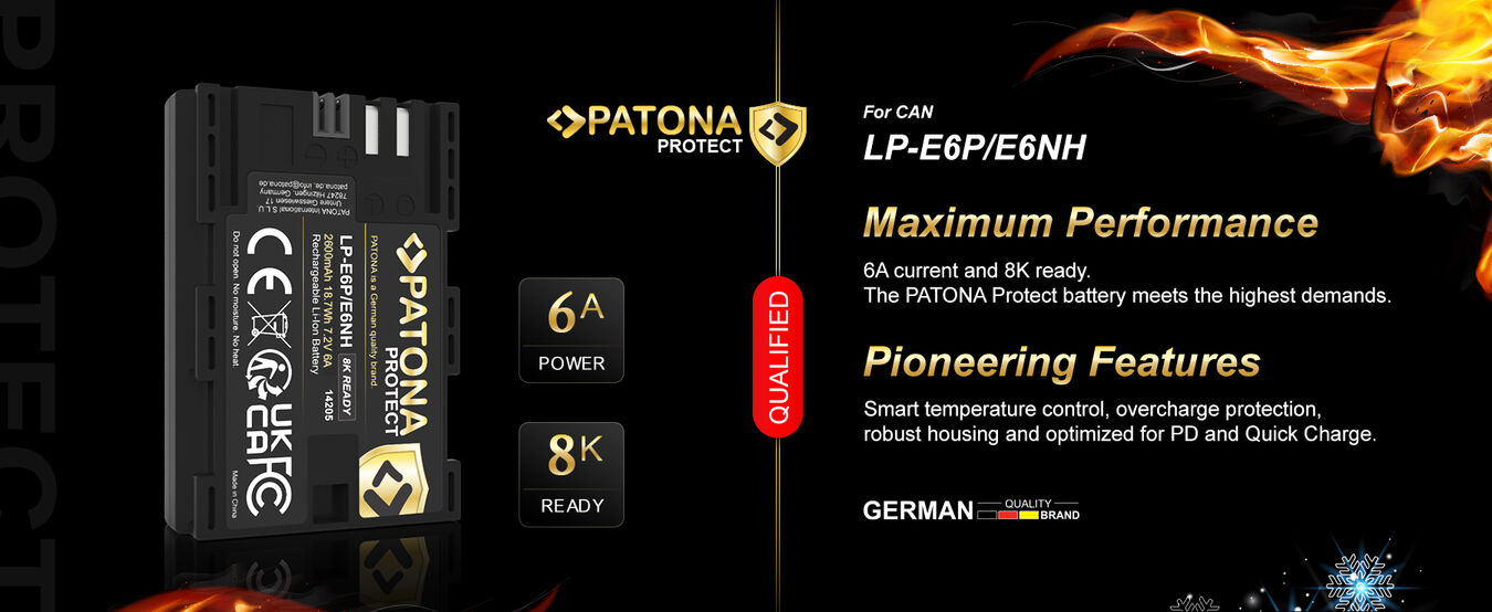 Akumulator Patona zamiennik Canon LP-E6P Protect - kup taniej o 20%, wpisz kod PATONA20