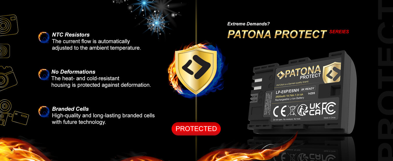 Akumulator Patona zamiennik Canon LP-E6P Protect - kup taniej o 20%, wpisz kod PATONA20