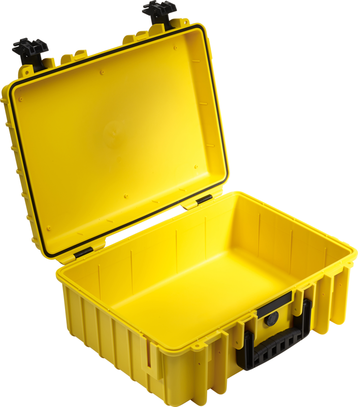 Walizka B&W transportowa TYPE 5000 żółta (przegródki)