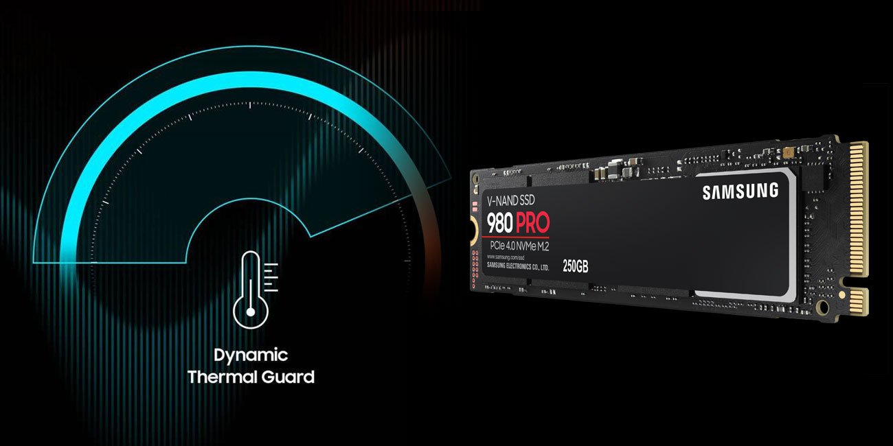 Dysk SSD Samsung 980 PRO Dynamic Thermal Guard