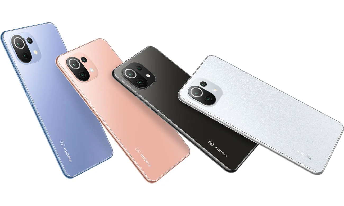 Smartfon Xiaomi 11 Lite 5G w 4 kolorach