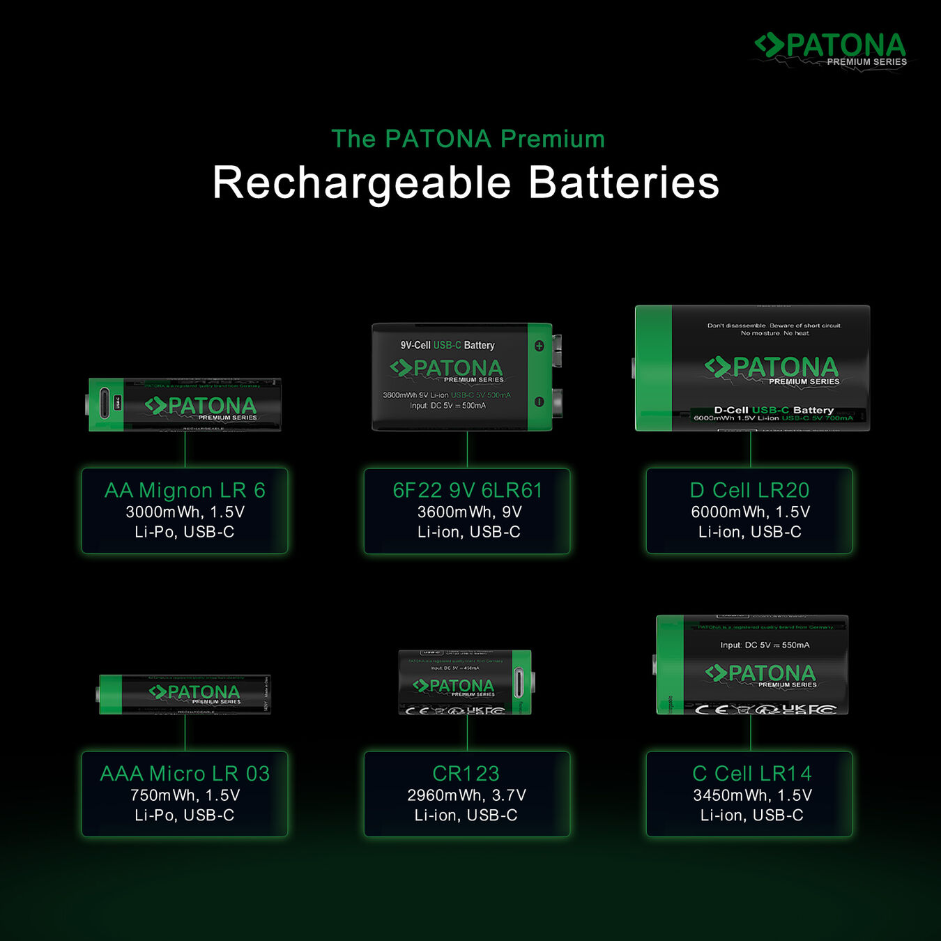 Akumulator Patona AA USB-C 3000mWh/4 szt