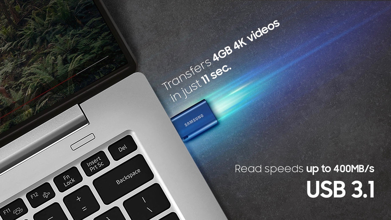 Transfer 4K videos odczyt 400MB/s