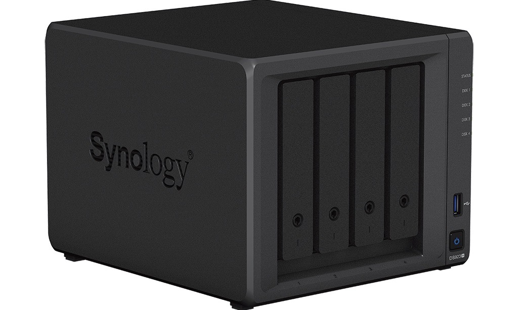 Synology Serwer NAS DS923+ 4x0HDD 4GB R1600 2xRJ45 1xeSATA 2xUSB 3.2.1