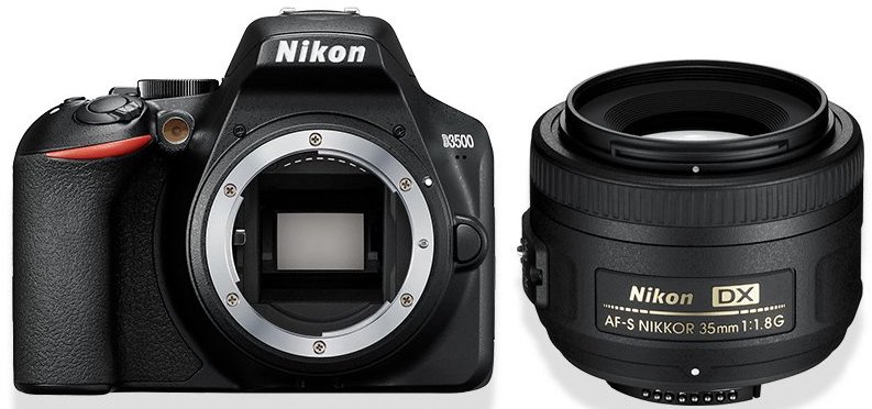 Lustrzanka Nikon D3500 + Nikkor AF-S DX 18-140mm f/3,5-5,6G ED